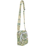 Folk flowers print Floral pattern Ethnic art Shoulder Strap Belt Bag