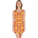 Folk flowers print Floral pattern Ethnic art Bodycon Dress