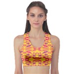 Folk flowers print Floral pattern Ethnic art Sports Bra