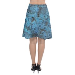 Chiffon Wrap Front Skirt 