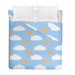 Sun And Clouds  Duvet Cover Double Side (Full/ Double Size)