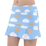 Sun And Clouds  Classic Tennis Skirt