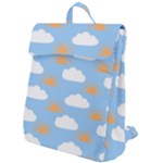 Sun And Clouds  Flap Top Backpack