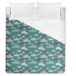 Llama Clouds   Duvet Cover (Queen Size)