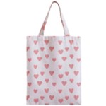 Small Cute Hearts   Zipper Classic Tote Bag