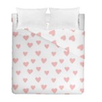 Small Cute Hearts   Duvet Cover Double Side (Full/ Double Size)