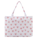Small Cute Hearts   Zipper Medium Tote Bag