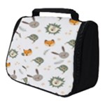 Rabbit, Lions And Nuts   Full Print Travel Pouch (Small)