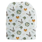 Rabbit, Lions And Nuts   Drawstring Pouch (3XL)