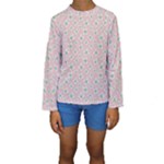 Pink Spring Blossom Kids  Long Sleeve Swimwear