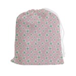 Pink Spring Blossom Drawstring Pouch (2XL)