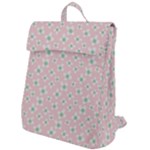 Pink Spring Blossom Flap Top Backpack