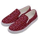 Garden Of Violets (2) Men s Canvas Slip Ons