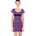 Penny Plaid (2) Short Sleeve Bodycon Dress