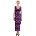 Penny Plaid (2) Fitted Maxi Dress
