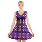 Penny Plaid (2) V-Neck Sleeveless Dress
