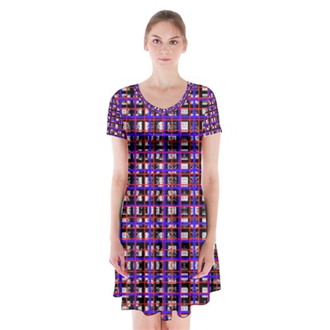 Penny Plaid (2) Short Sleeve V