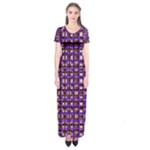 Penny Plaid (2) Short Sleeve Maxi Dress