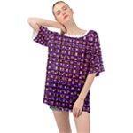 Penny Plaid (2) Oversized Chiffon Top