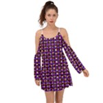 Penny Plaid (2) Kimono Sleeves Boho Dress
