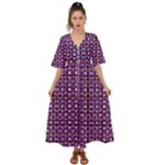 Penny Plaid (2) Kimono Sleeve Boho Dress