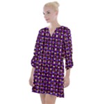 Penny Plaid (2) Open Neck Shift Dress