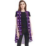 Penny Plaid (2) Sleeveless Chiffon Waistcoat Shirt