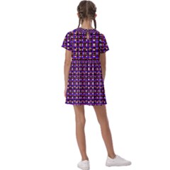 Kids  Asymmetric Collar Dress 