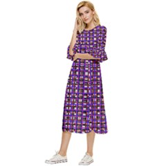 Double Cuff Midi Dress 