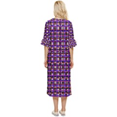 Double Cuff Midi Dress 