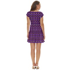 Short Sleeve Tiered Mini Dress 