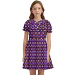 Penny Plaid (2) Kids  Bow Tie Puff Sleeve Dress