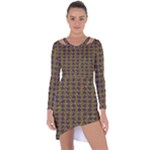 3021 Asymmetric Cut-Out Shift Dress
