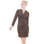 3021 Button Long Sleeve Dress
