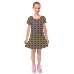 3021 Kids  Short Sleeve Velvet Dress from ArtsNow.com