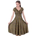 Cap Sleeve Wrap Front Dress 