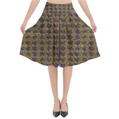 Flared Midi Skirt 