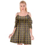 3021 Cutout Spaghetti Strap Chiffon Dress