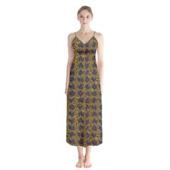 Button Up Chiffon Maxi Dress 
