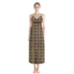 3021 Button Up Chiffon Maxi Dress