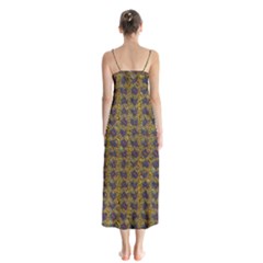 Button Up Chiffon Maxi Dress 