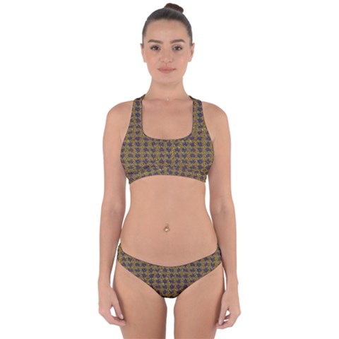 3021 Cross Back Hipster Bikini Set from ArtsNow.com