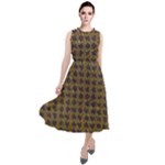 3021 Round Neck Boho Dress
