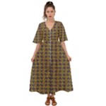 3021 Kimono Sleeve Boho Dress