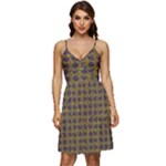 3021 V-Neck Pocket Summer Dress 