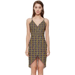 Wrap Frill Dress 