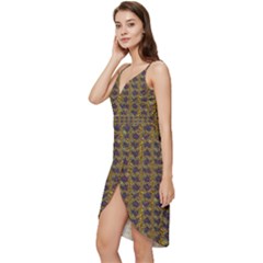 Wrap Frill Dress 