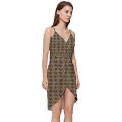 Wrap Frill Dress 