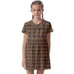 3021 Kids  Asymmetric Collar Dress