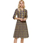3021 Classy Knee Length Dress